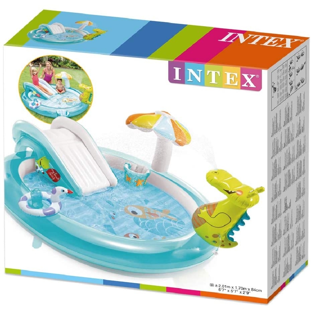 Intex Pool Gator Play Center Unisex, 3-4 Years