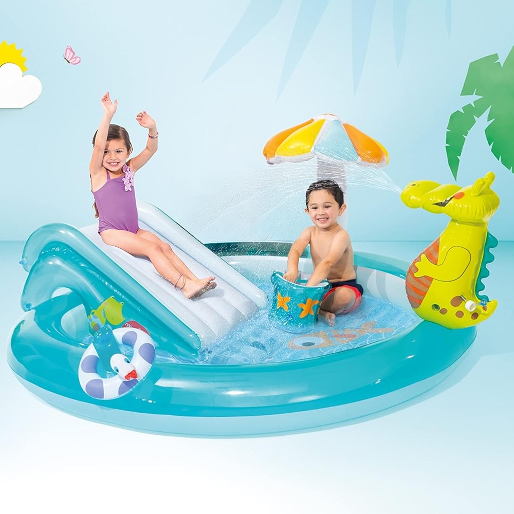 Intex Pool Gator Play Center Unisex, 3-4 Years