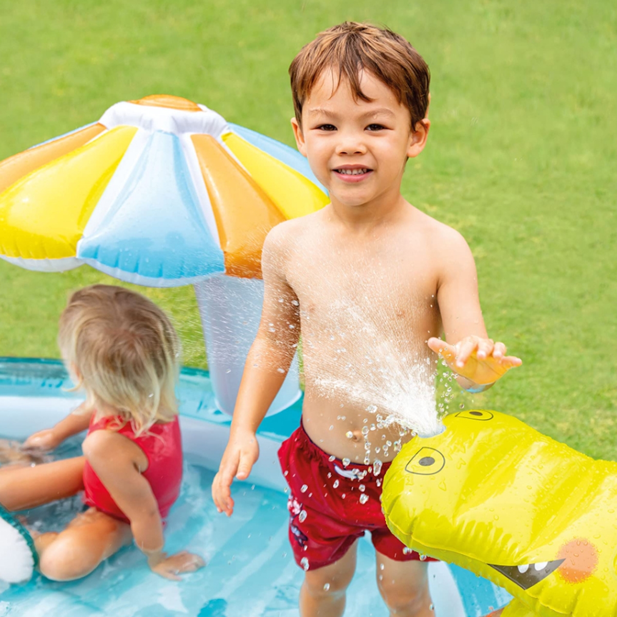 Intex Pool Gator Play Center Unisex, 3-4 Years