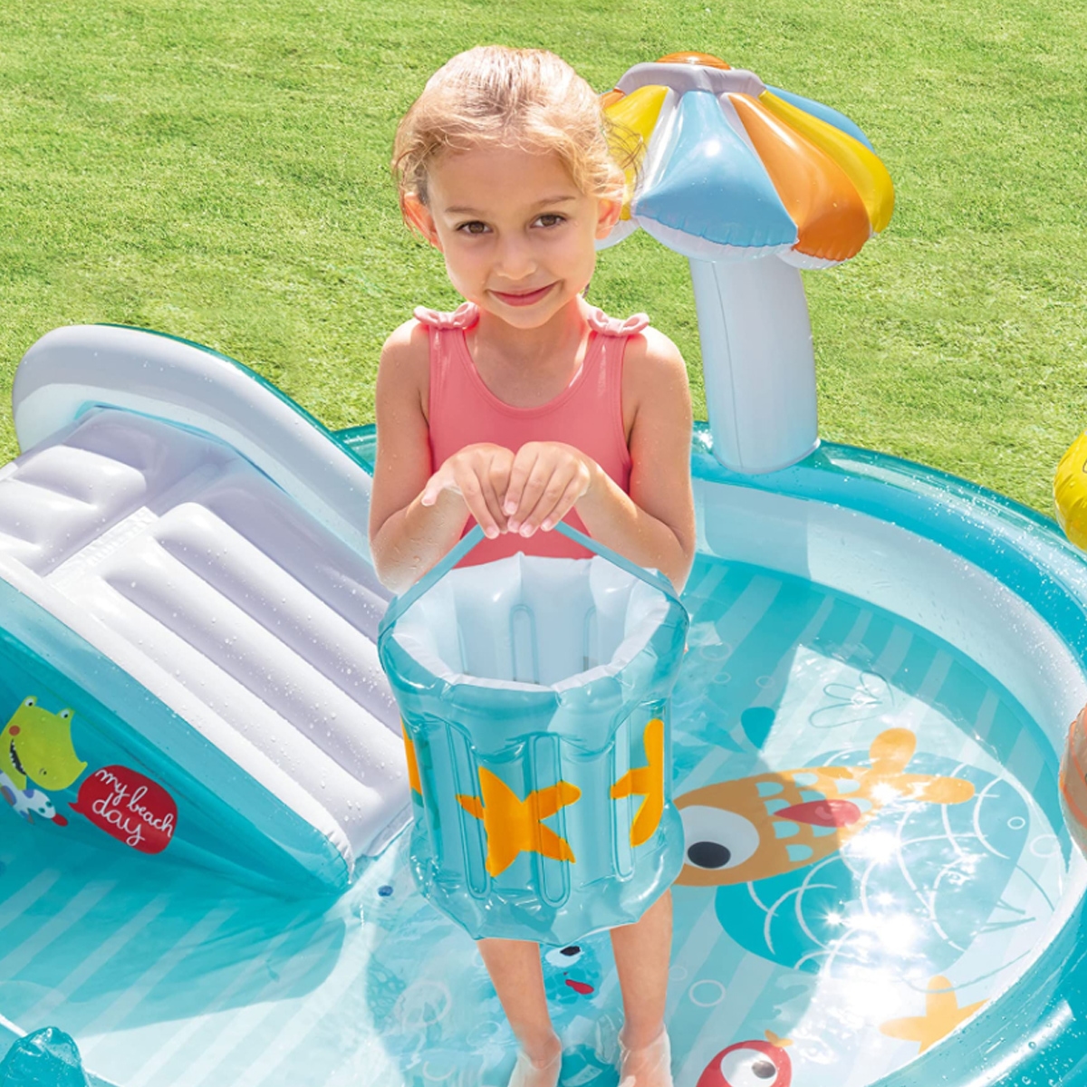 Intex Pool Gator Play Center Unisex, 3-4 Years
