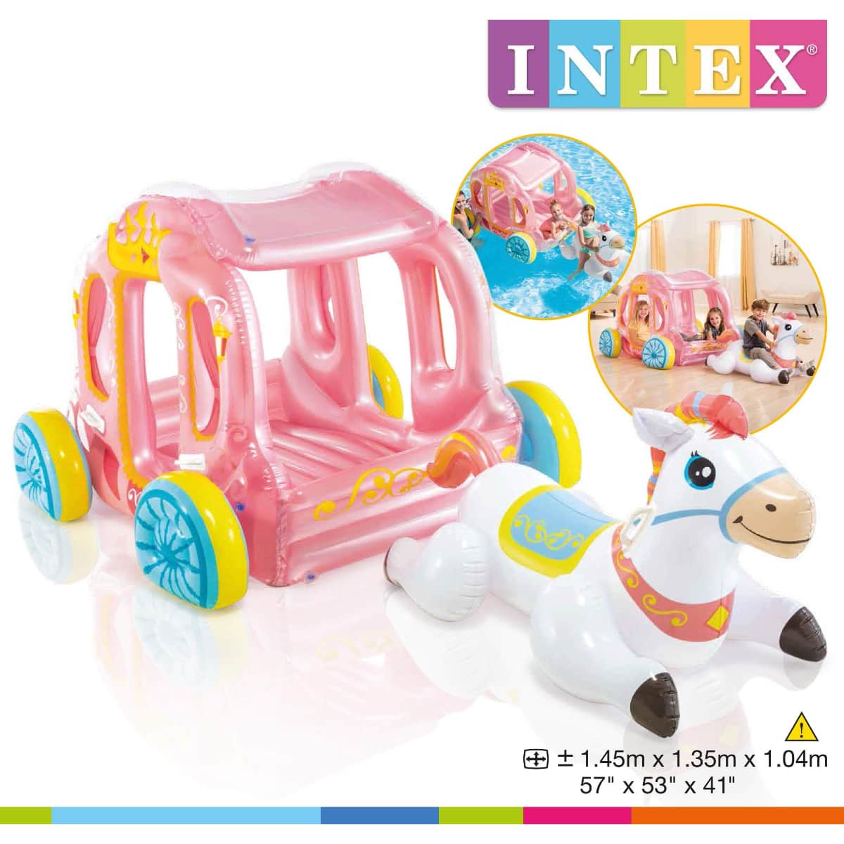 Intex Princess Carriage Unisex, 3-4 Years