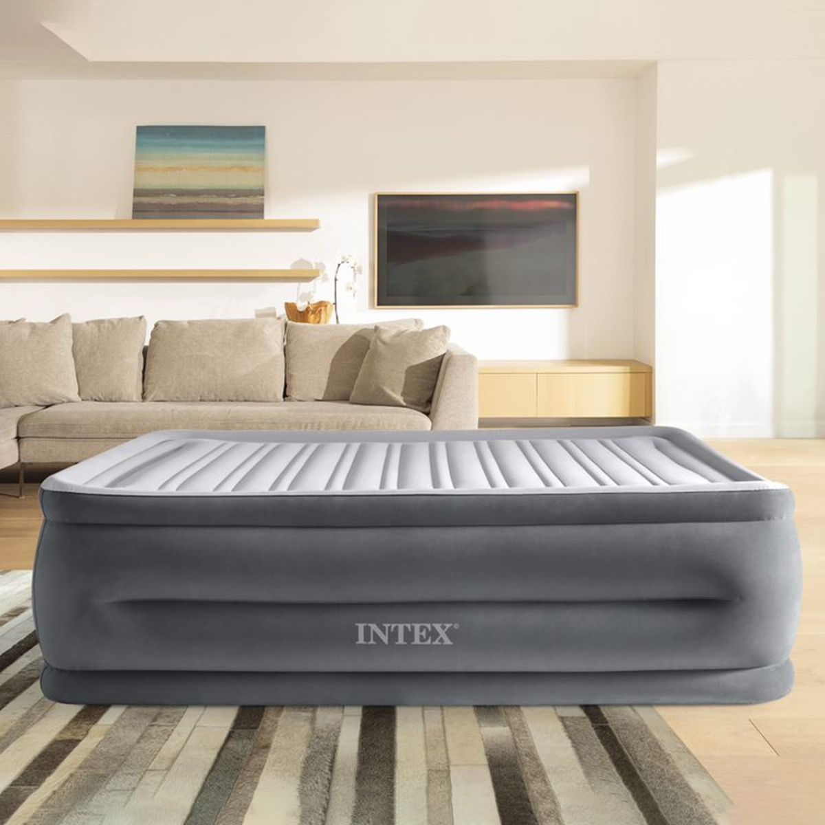 Intex Queen Dura-Beam Series Hi-Rise Airbed Unisex