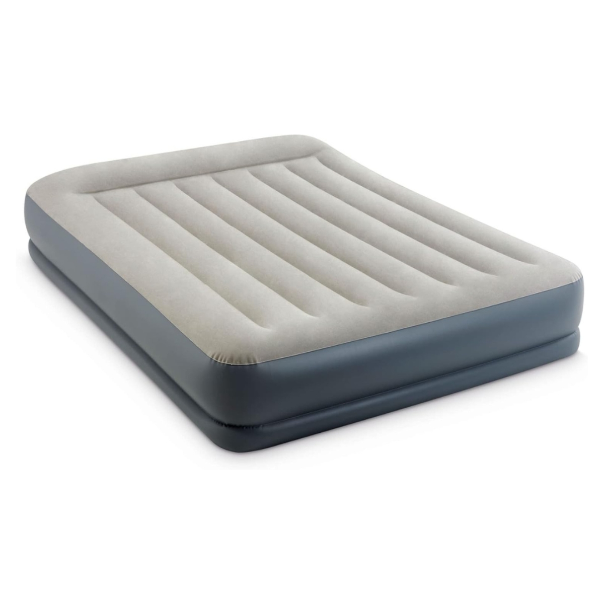 إنتكس سرير هوائي كوين متوسط الارتفاع مع مسند رأس ومضخة مدمجة للجنسين