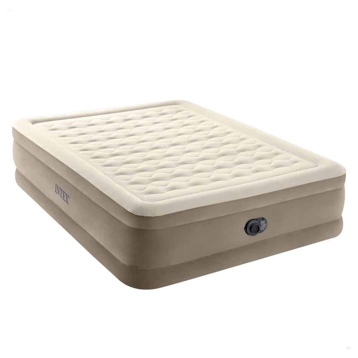 Intex Queen Ultra Plush Airbed with Fiber Tech RP Unisex, 13+ Years