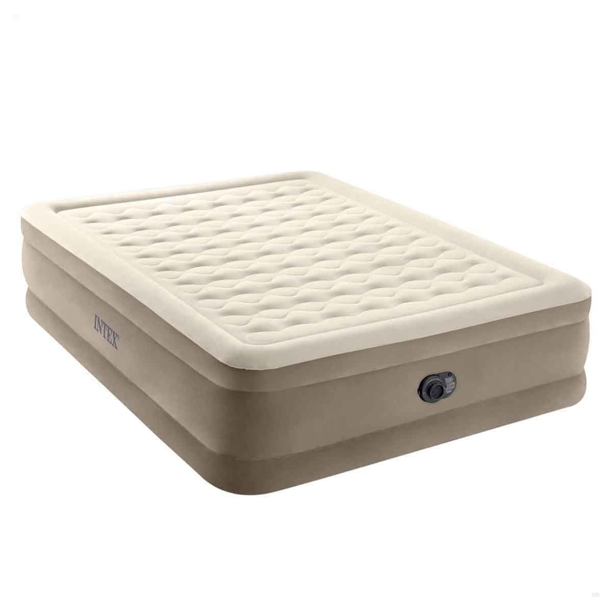 Intex Queen Ultra Plush Airbed with Fiber Tech RP Unisex, 13+ Years