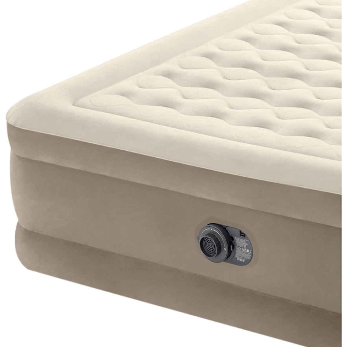 Intex Queen Ultra Plush Airbed with Fiber Tech RP Unisex, 13+ Years