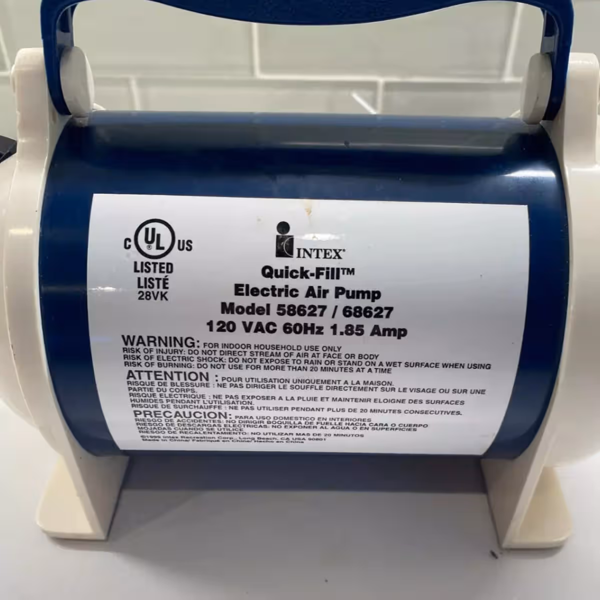 Intex Quick-Fill Electric Air Pump