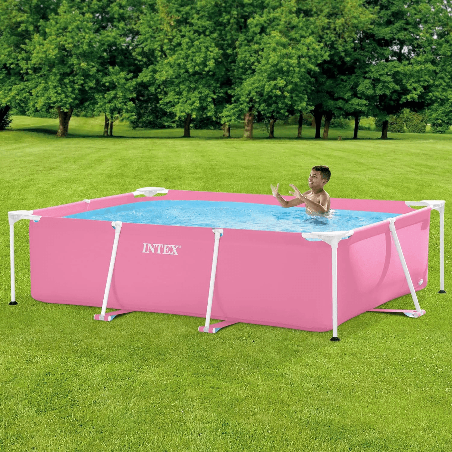 Intex Rectangular Frame Pool Unisex, 5-7 Years