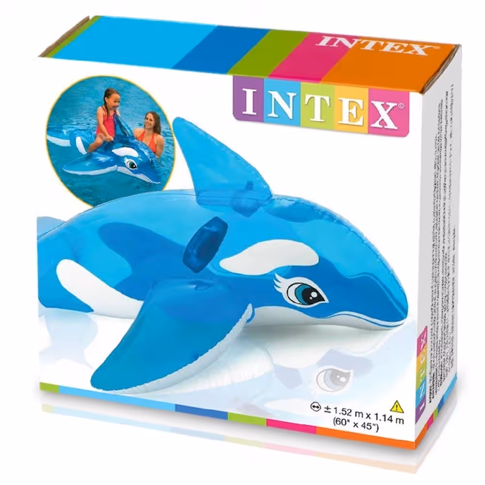 Intex Ride-On Lil Whale Pool Float Unisex, 3-4 Years