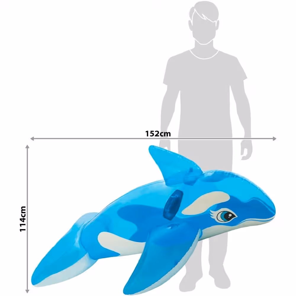 Intex Ride-On Lil Whale Pool Float Unisex, 3-4 Years