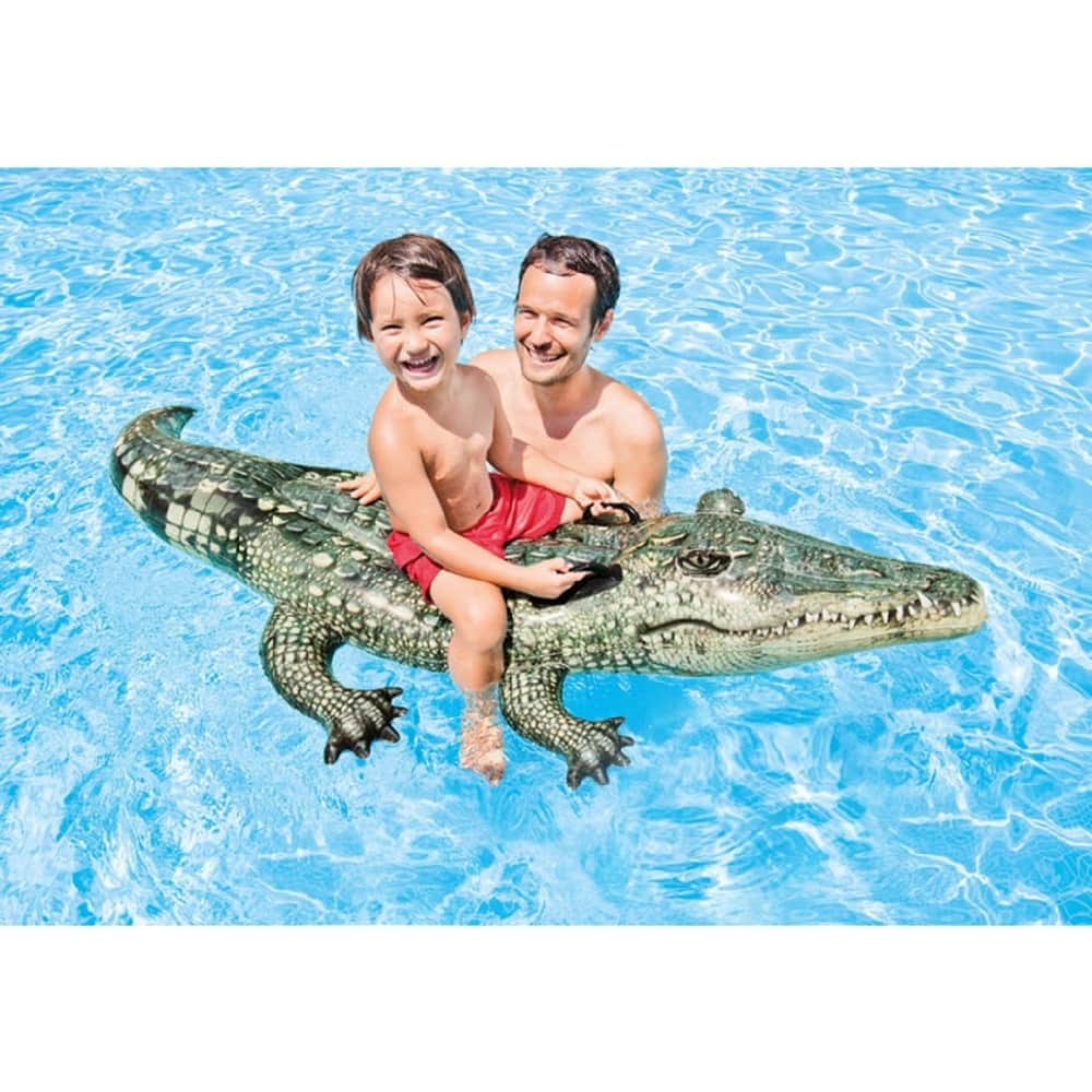 Intex Ride-On Realistic Gator Pool Float Unisex, 3-4 Years
