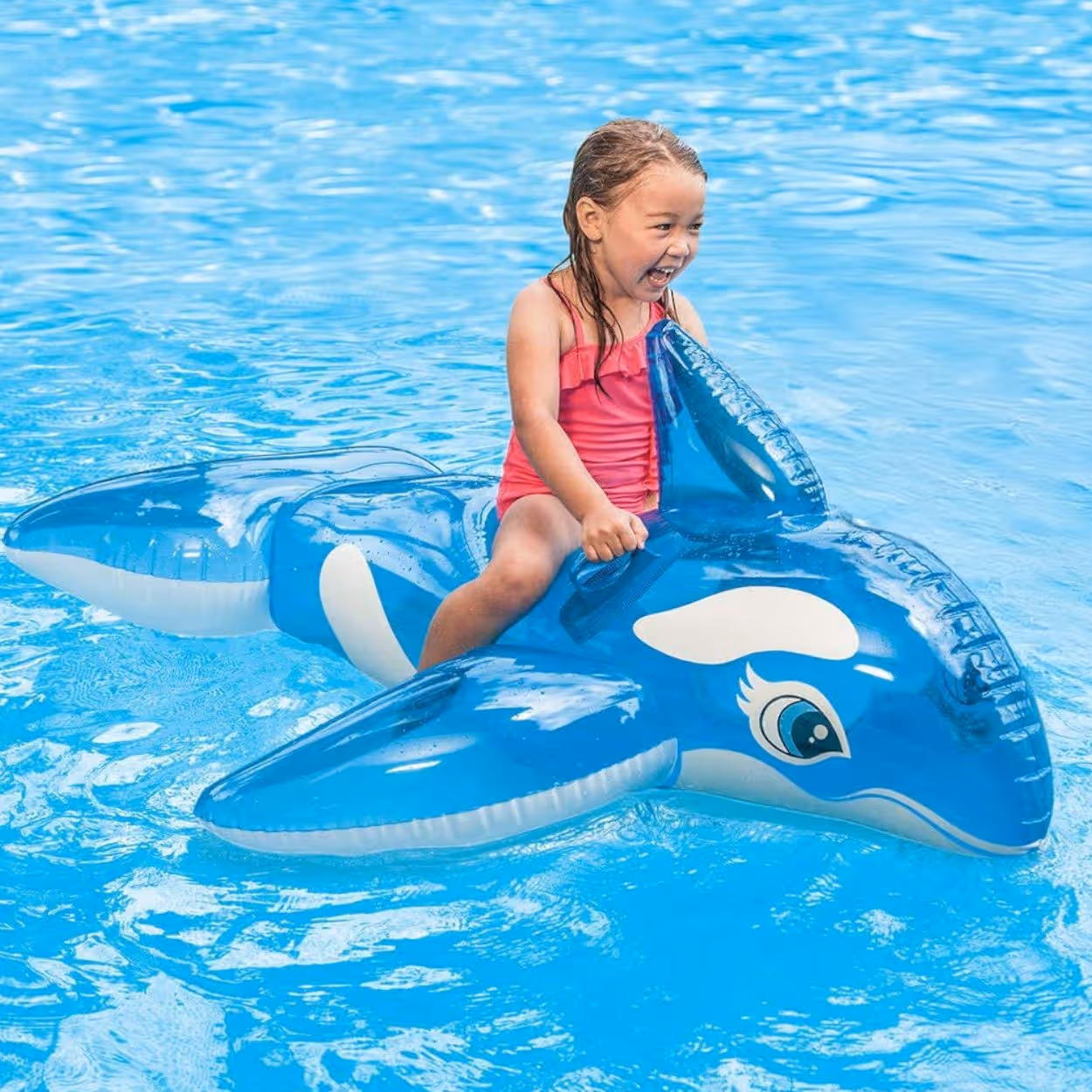 Intex Ride-On Lil Whale Pool Float Unisex, 3-4 Years