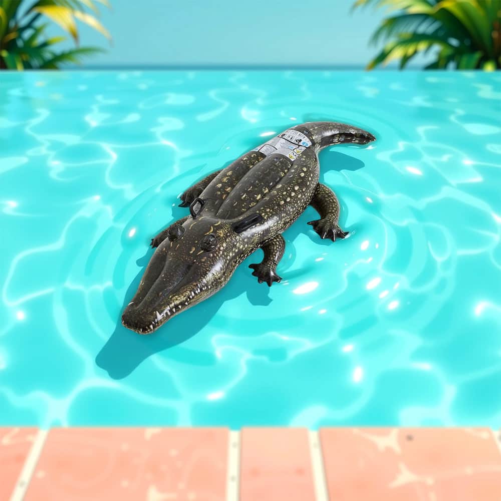 Intex Ride-On Realistic Gator Pool Float Unisex, 3-4 Years