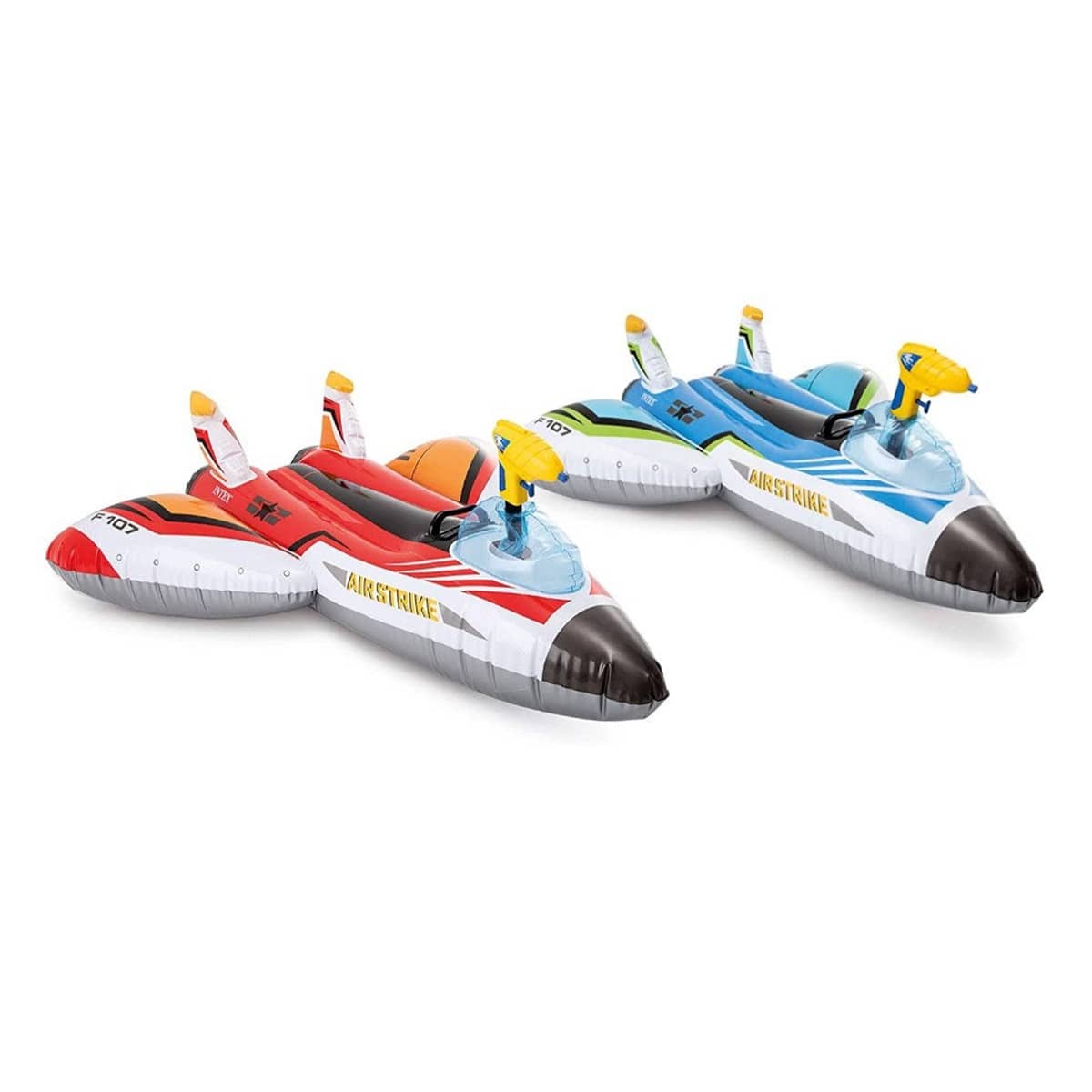 Intex Ride-On Assorted Water Gun Plane Pool Float Unisex, 3-4 Years
