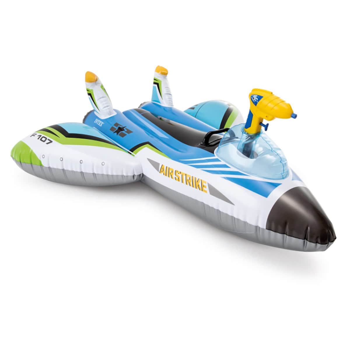 Intex Ride-On Assorted Water Gun Plane Pool Float Unisex, 3-4 Years