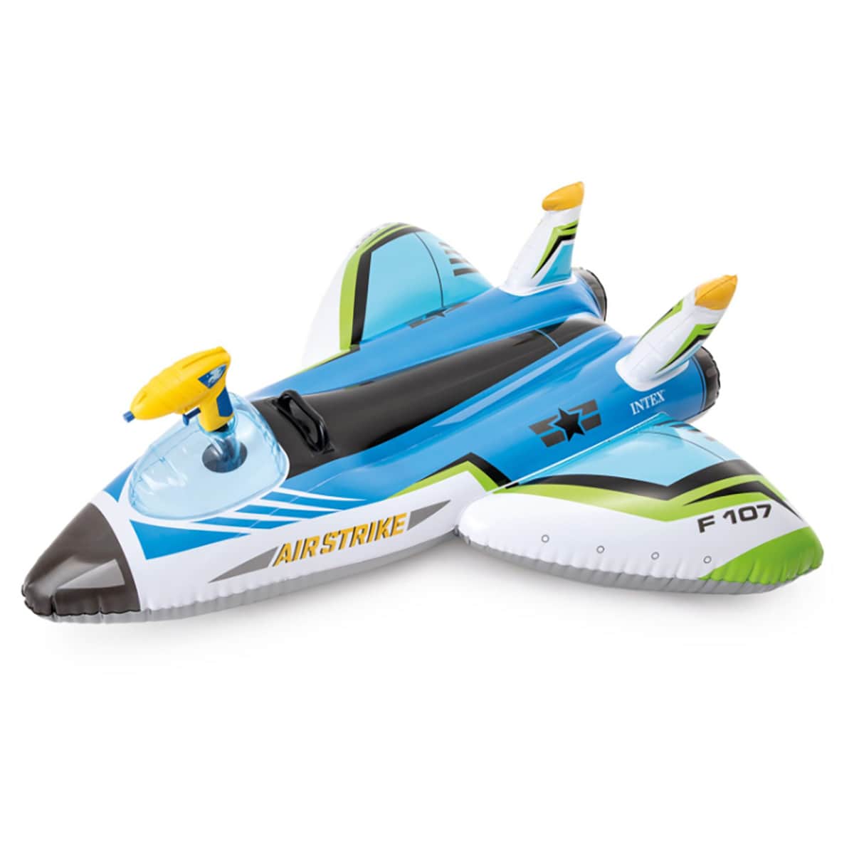 Intex Ride-On Assorted Water Gun Plane Pool Float Unisex, 3-4 Years