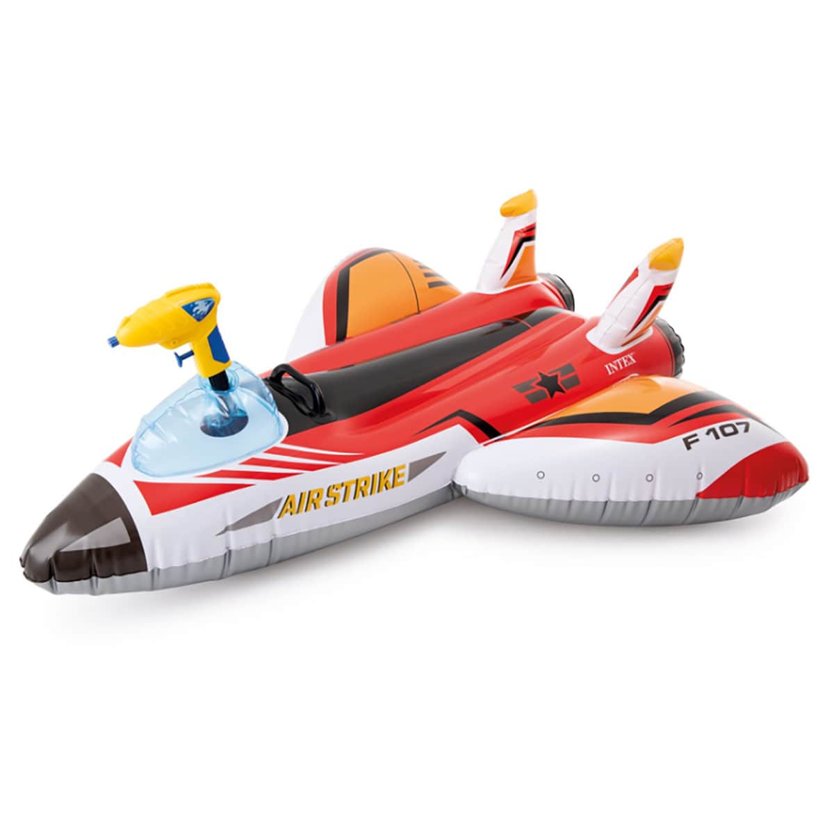 Intex Ride-On Assorted Water Gun Plane Pool Float Unisex, 3-4 Years