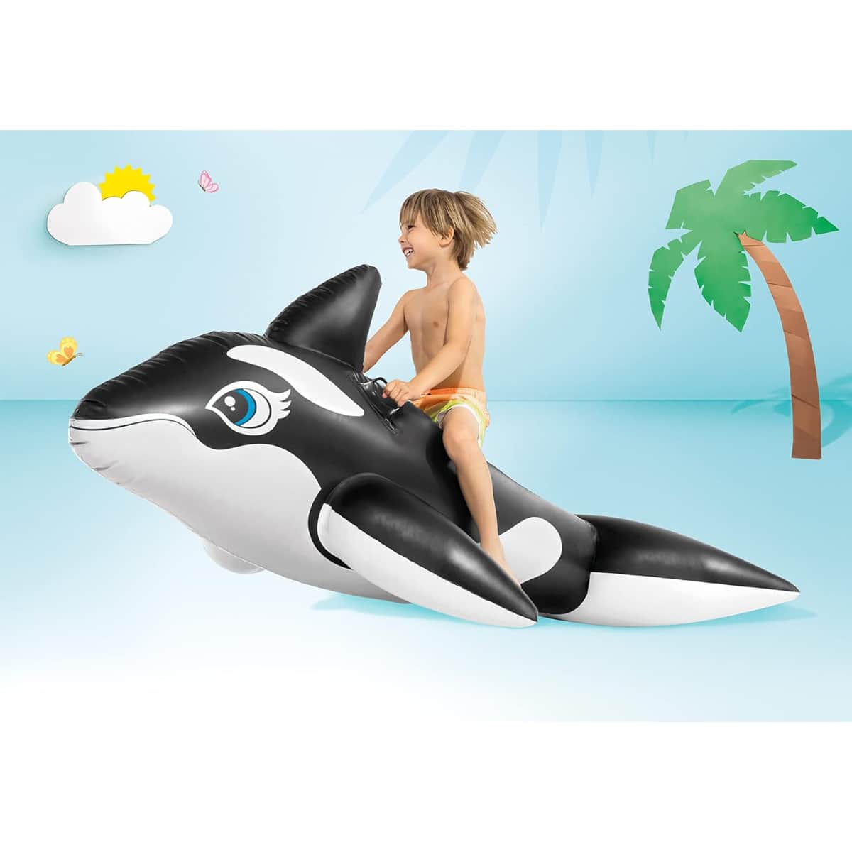 Intex Ride-On Whale Pool Float Unisex, 3-4 Years