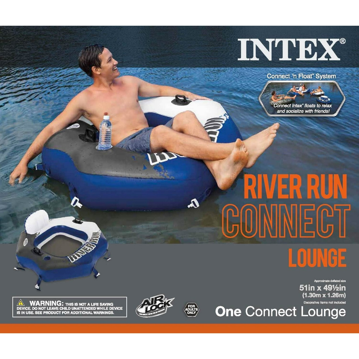 Intex River Run Connect Lounge Unisex, 11-12 Years
