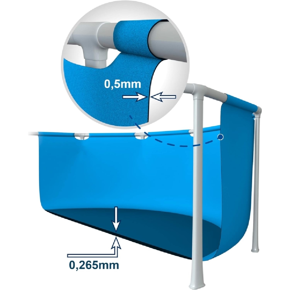 Intex Round Frame Pool Unisex, 5-7 Years