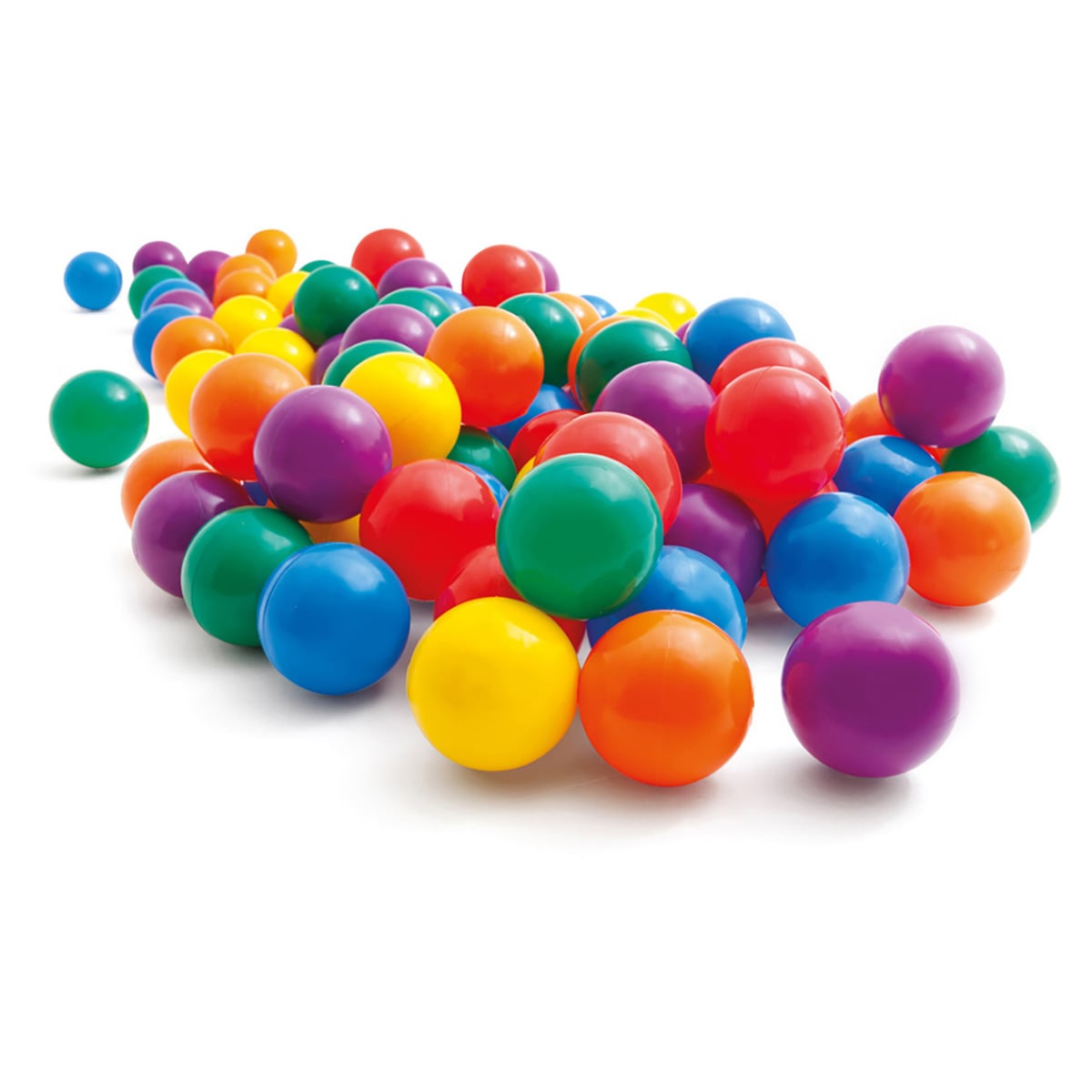 Intex Round Fun Balls Unisex, 3-4 Years, 100 Balls