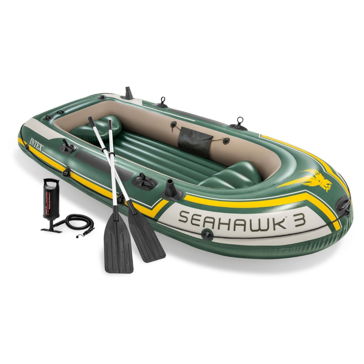 Intex Seahawk 3 Boat Set Unisex, 13+ Years