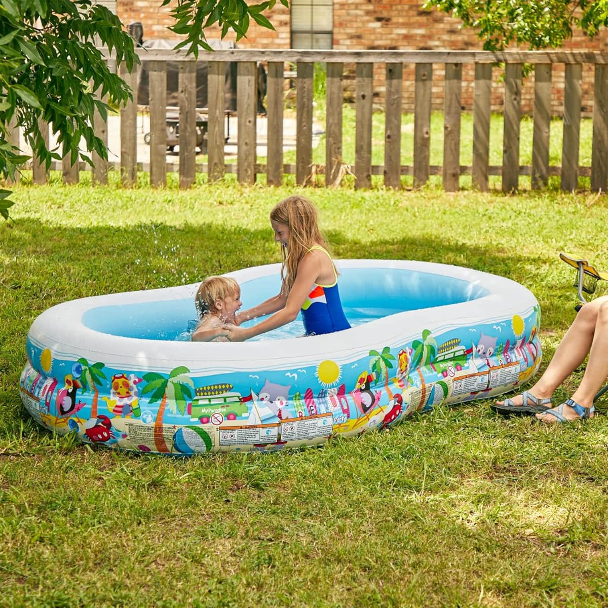 Intex Seaside Paradise Lagoon Pool Unisex, 3-4 Years