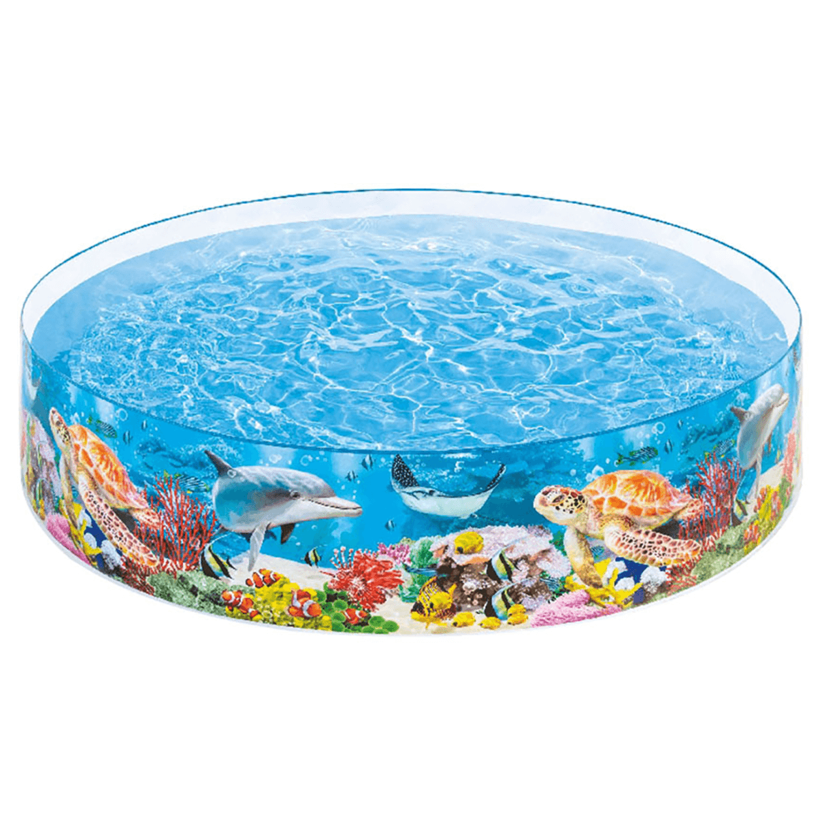 Intex Shapeset Reef Swimming Pool, 182 Ltr, 2-3 Persons, 3-4 Years