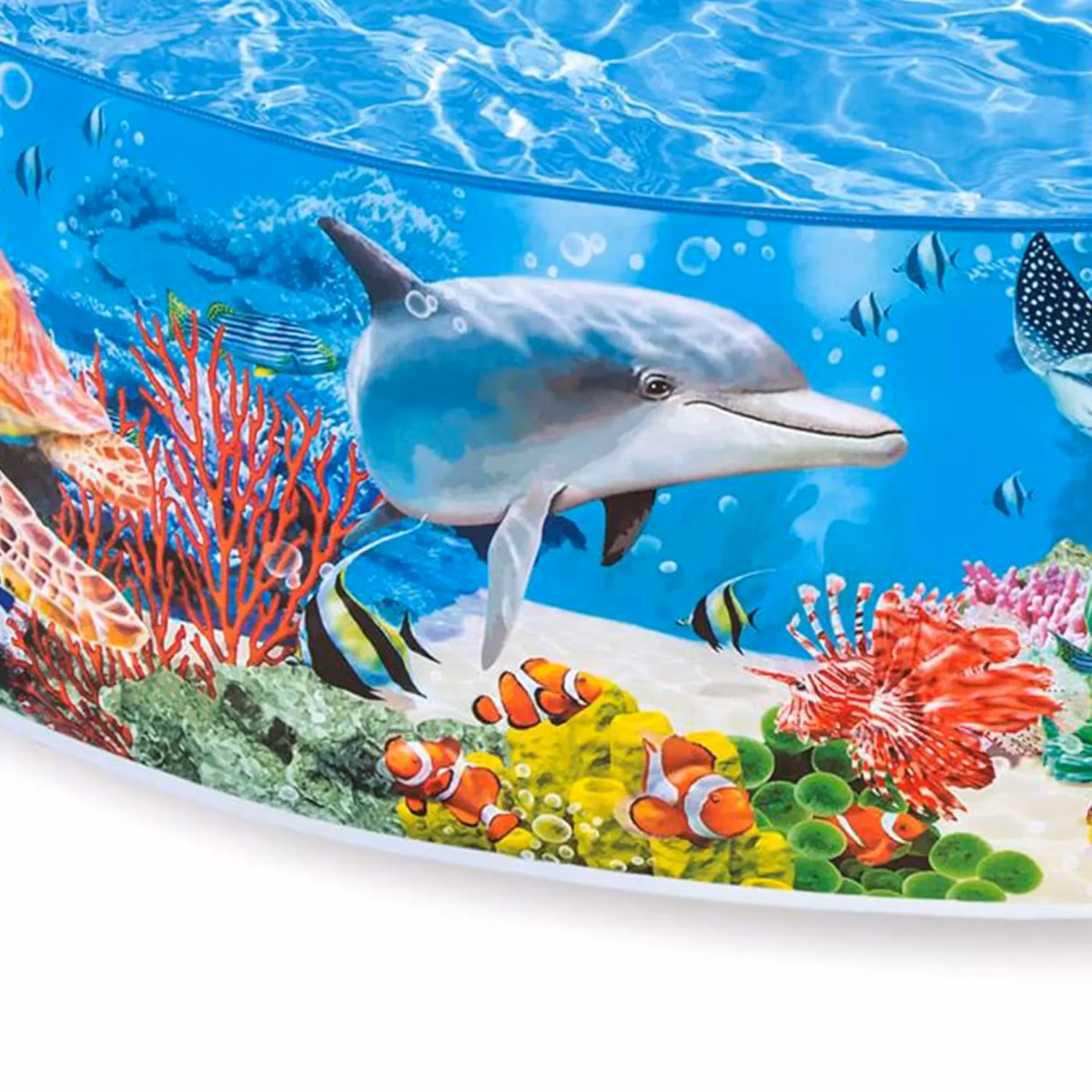 إنتكس مسبح Shapeset Reef، 182 لتر، يتسع لـ 2-3 أشخاص، 3-4 سنوات