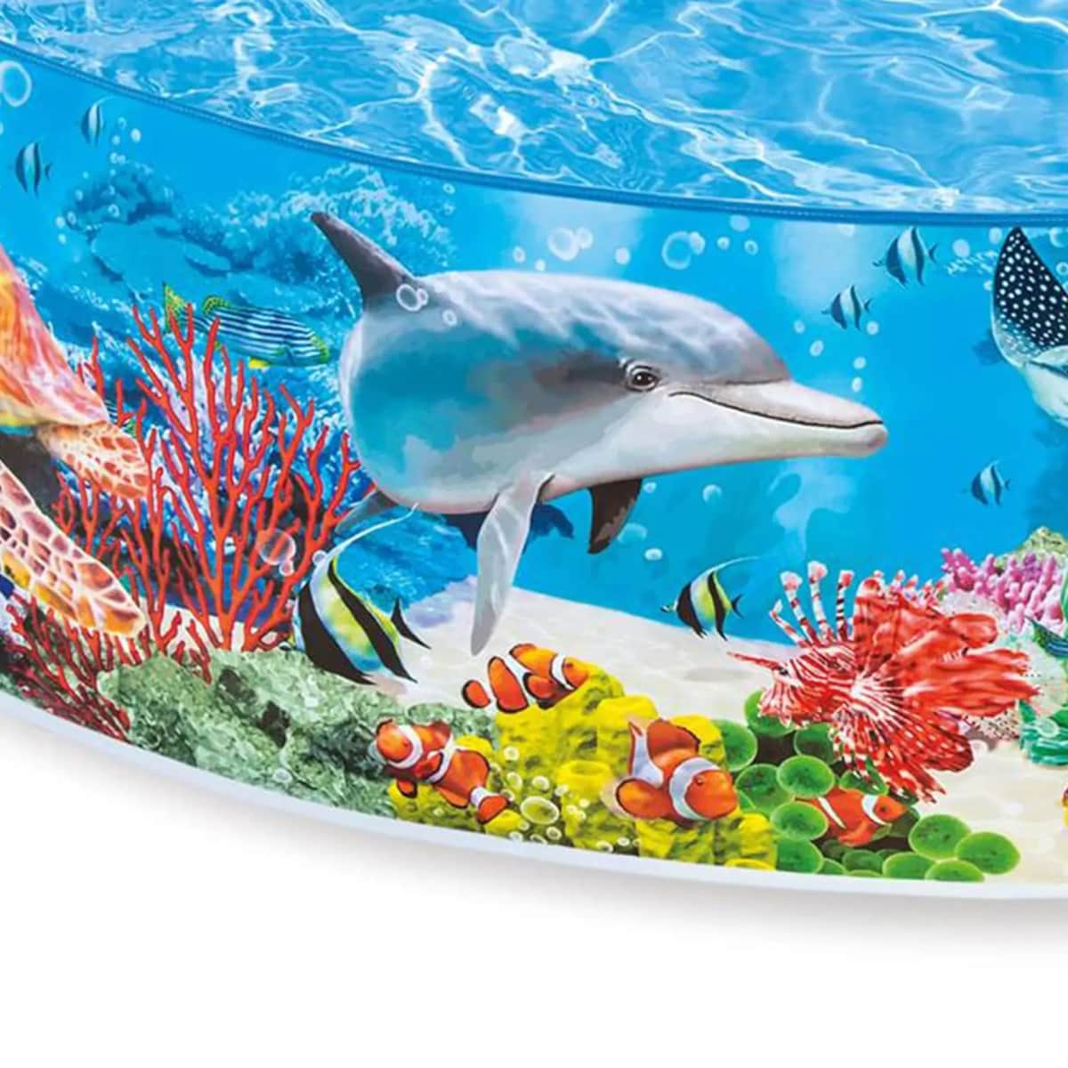 إنتكس مسبح Shapeset Reef، 182 لتر، يتسع لـ 2-3 أشخاص، 3-4 سنوات