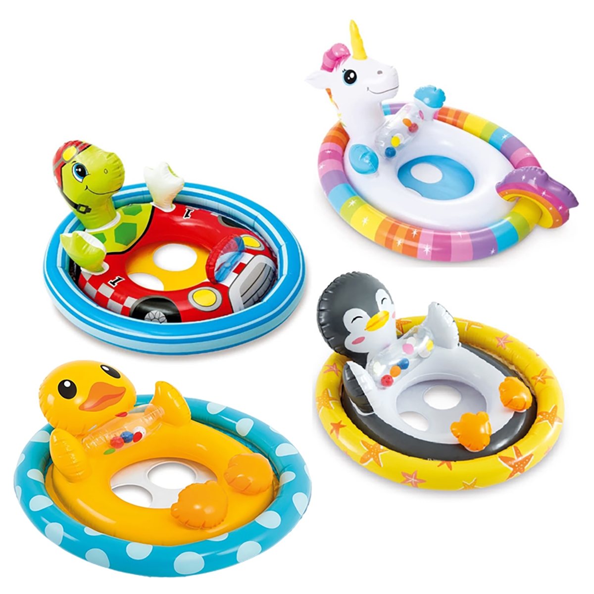 Intex Sit Pool Assorted Ride Unisex, 3-4 Years