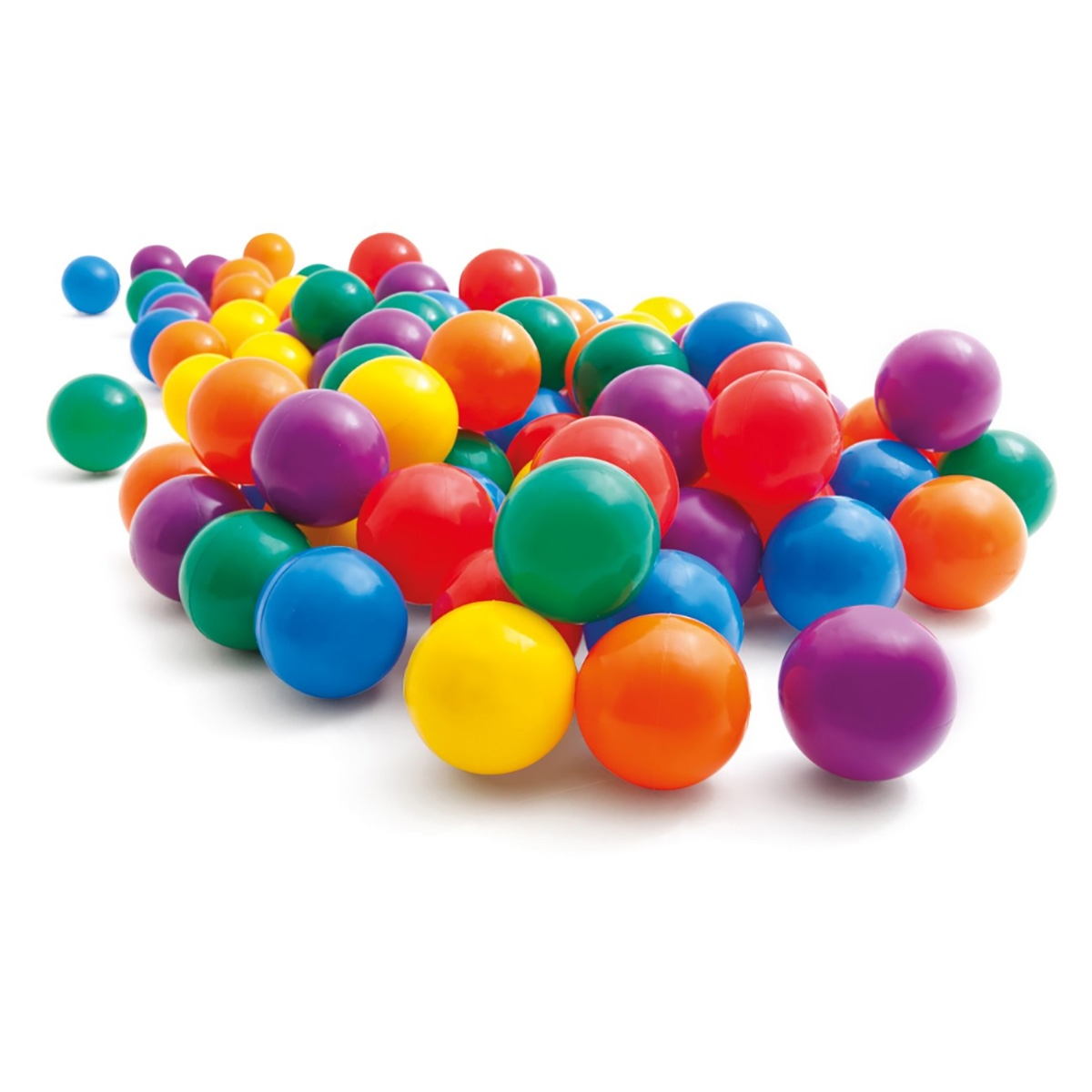 Intex Small Round Fun Balls Unisex, 3-4 Years, 100 Balls