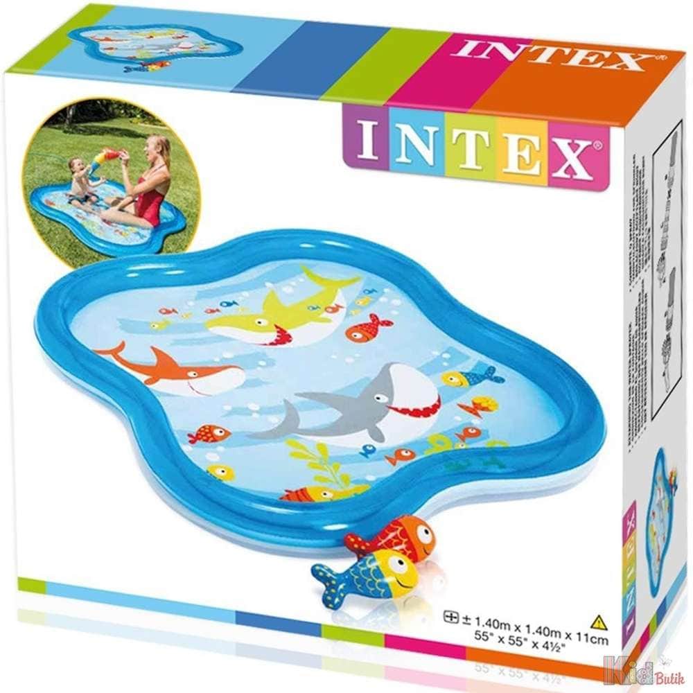 Intex Square Baby Spray Pool, 57 Ltr, 0-2 Years
