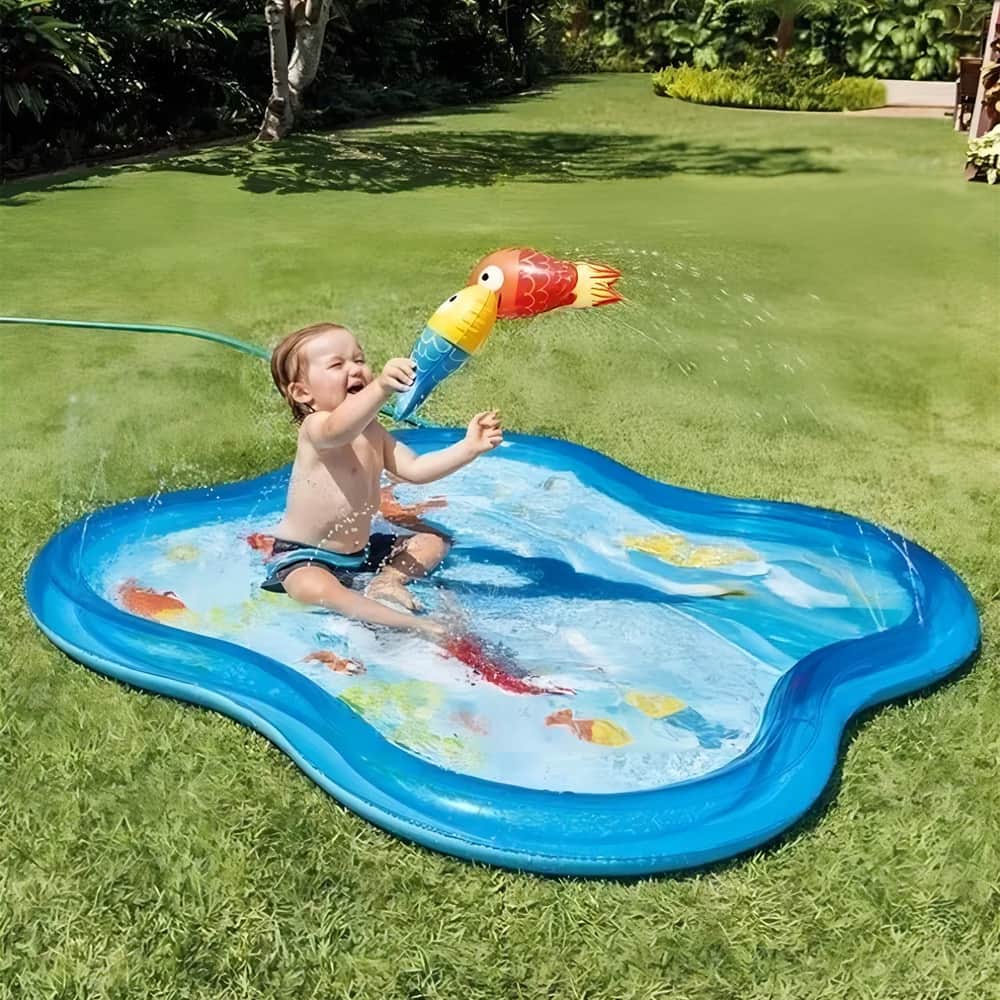 Intex Square Baby Spray Pool, 57 Ltr, 0-2 Years