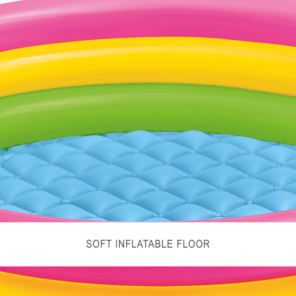 Intex Sunset Glow Baby Pool, 131 Ltr, 1-2 Person, 3-4 Years