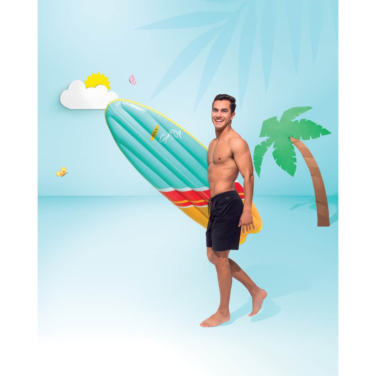 Intex Assorted Surf's Up Mat Unisex, 5-7 Years