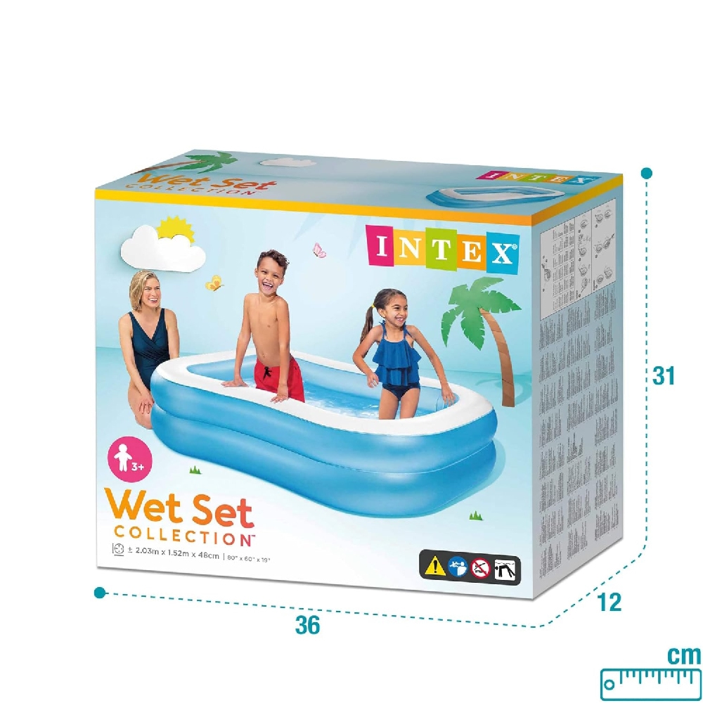 Intex Swim Center Family Swimming Pool Unisex, 3-4 Years