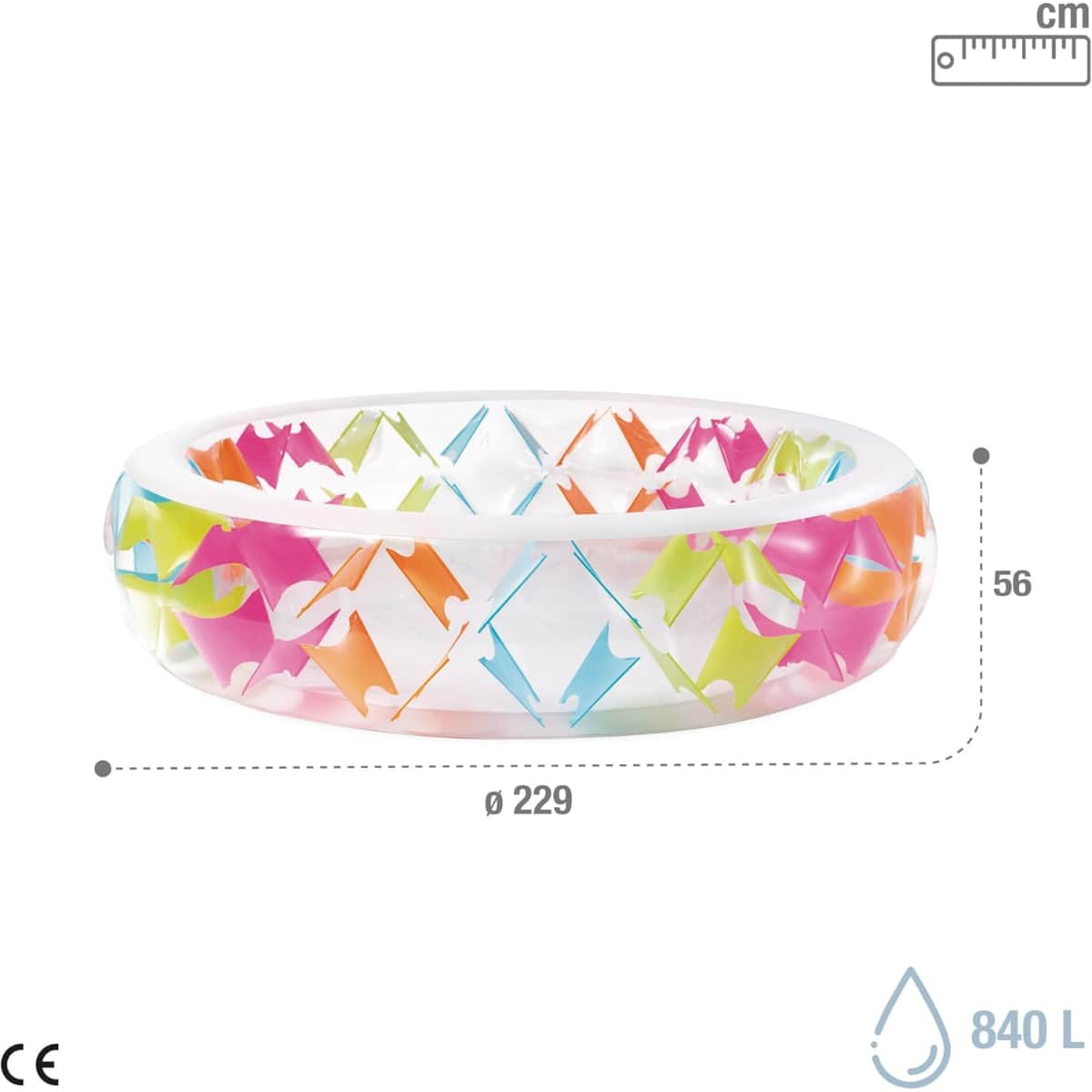 Intex Swim Center Pinwheel Pool Unisex, 5-7 Years
