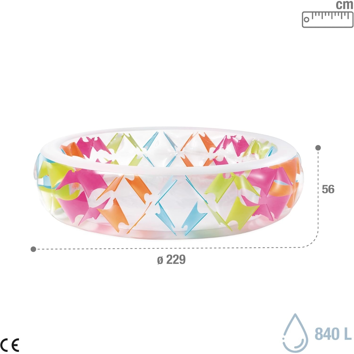 Intex Swim Center Pinwheel Pool Unisex, 5-7 Years