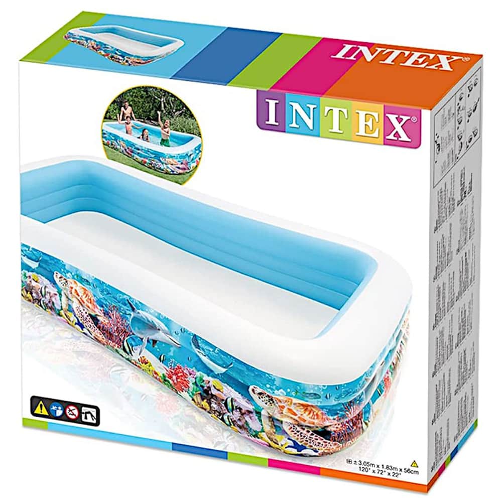 Intex Swim Center Tropical Reef Family Pool Unisex, 8-10 Years