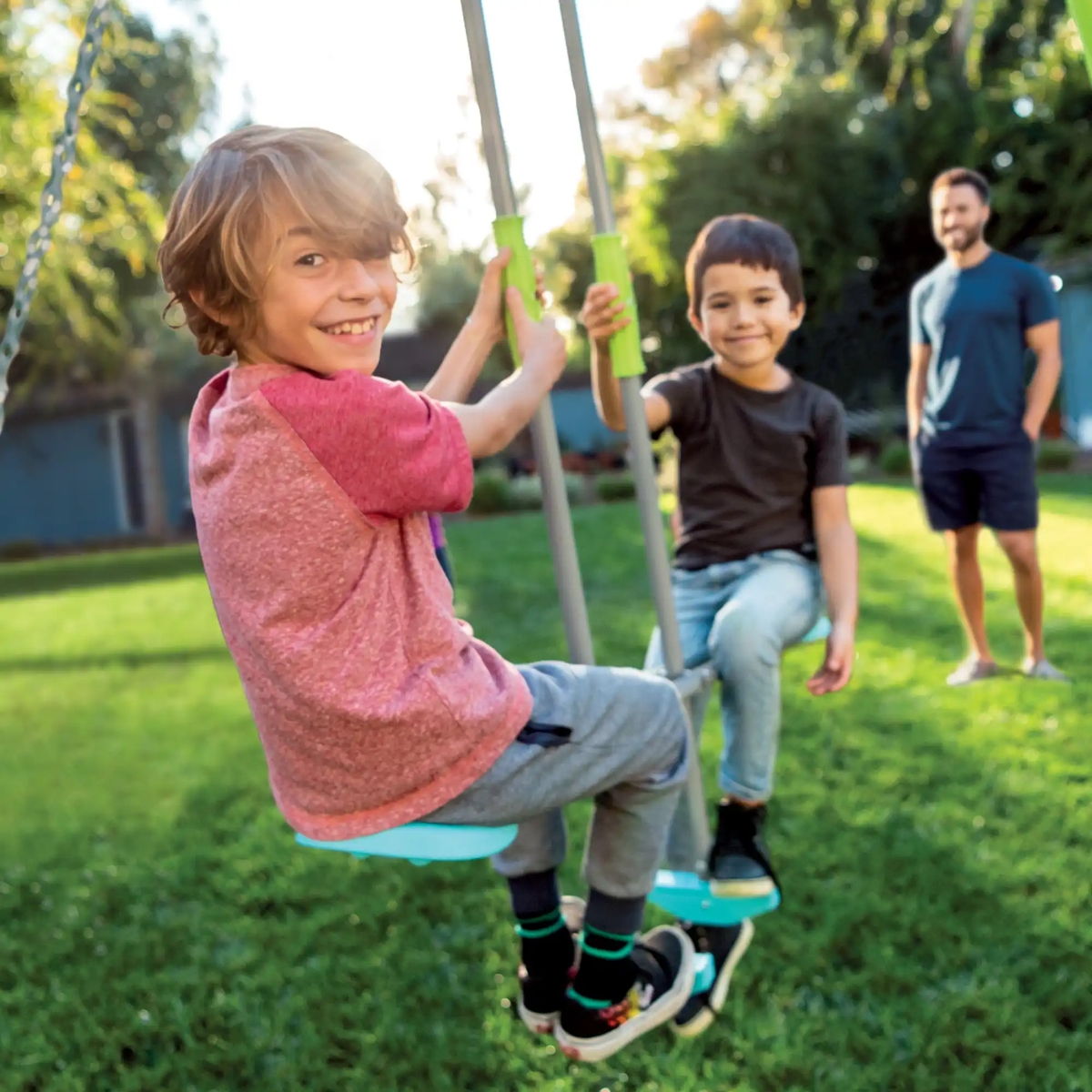 إنتكس أرجوحة مع مجموعة لعب بوظيفتين للجنسين، من 3 إلى 4 سنوات