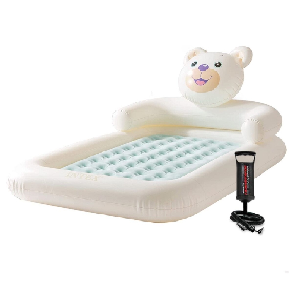 Intex Teddy Bear Kidz Travel Bed Set Unisex, 3-4 Years
