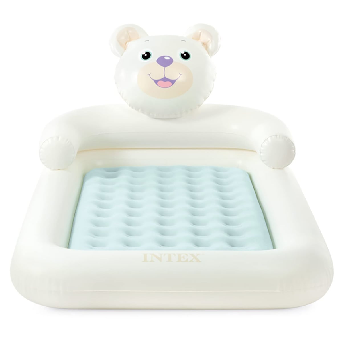 إنتكس مجموعة سرير سفر للأطفال بتصميم دب محشو للجنسين، من عمر 3 إلى 4 سنوات