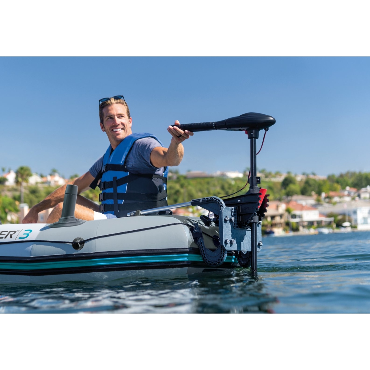 Intex Transom Mount Trolling Motor Unisex