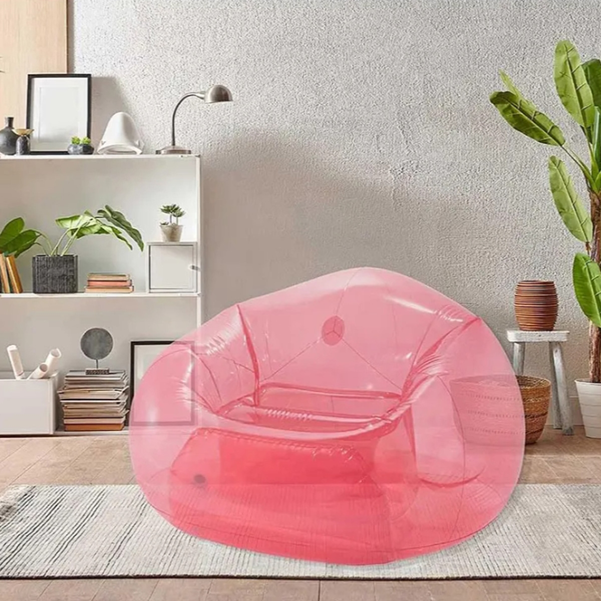 Intex Transparent Beanless Inflatable Bubble Chair Unisex