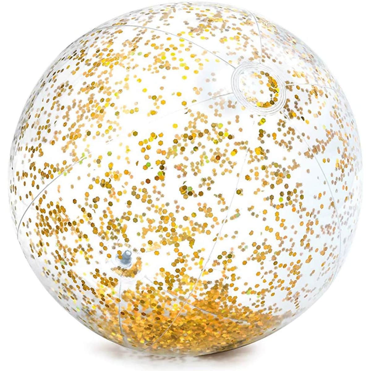 Intex Transparent Glitter Assorted Beach Ball Unisex, 3-4 Years