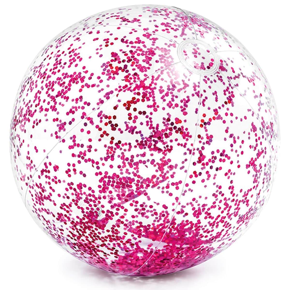 Intex Transparent Glitter Assorted Beach Ball Unisex, 3-4 Years