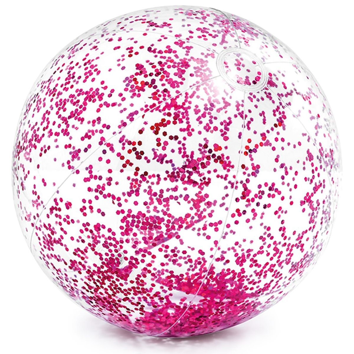 Intex Transparent Glitter Assorted Beach Ball Unisex, 3-4 Years