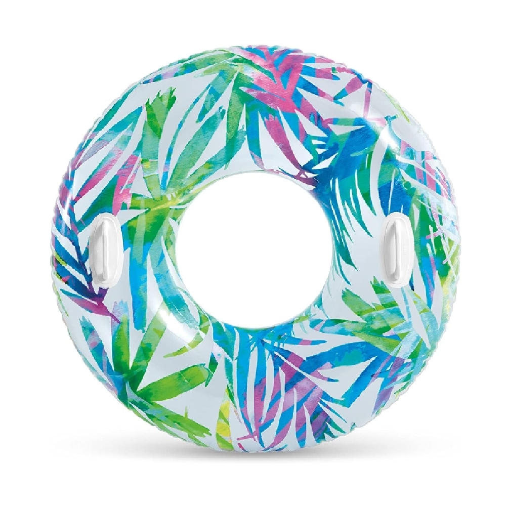 Intex Tropical Flower Transparent Tube Pool Float Unisex, 8-10 Years