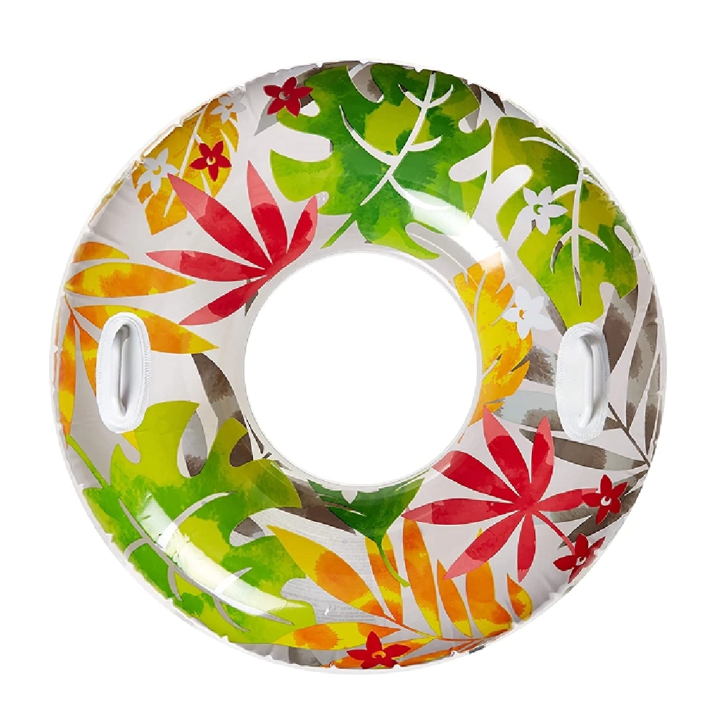 Intex Tropical Flower Transparent Tube Pool Float Unisex, 8-10 Years